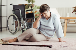 Life Assure Senior Woman Needing Wheelchair On Floor After Falling Blog